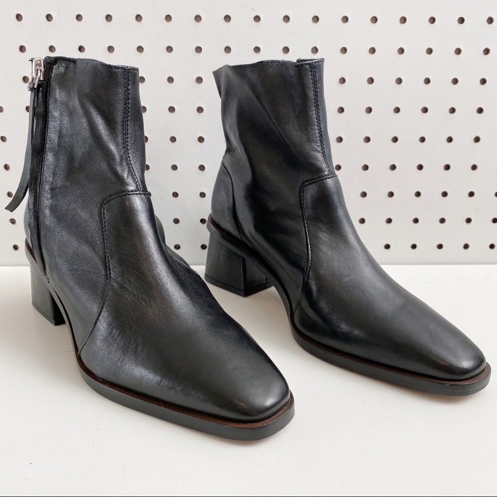Topshop | Margot leather ankle boots